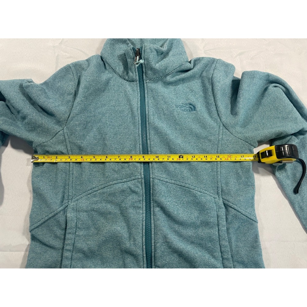 The North Face Womens Full Zip C656 Agave Fleece Jacket Medium Teal Gorpcore - Picture 7 of 9